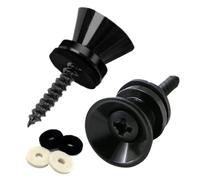 Electric Guitar Strap Locks - 9x6x1cm/3.5x2.3x0.3in Guitar Metal Straps Buttons | Multiple Integration Quick Release Straps Locks 2pcs Guitars End Pins Guitars SButton Strap Blocks