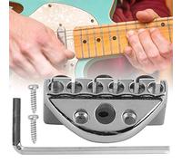 Electric Guitar String Lock Nut, with Headstock String Retainer Bar Screw Hex Wrench Replacement Guitar Retainer Bar Lightweight and Portable
