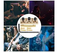 ELECTRIC GUITAR STRING LOCK NUT ZINC ALLOY HEADSTOCK RETAINER SCREW WRENCH REPLACEMENT GE98 GE100 GE99 (Gold (GE98))