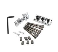 Electric Guitar String Locking Nut And Saddles Screws For Stable Performances Professional Parts Set