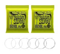 Electric Guitar Strings 2-Set, Nickel Plated Steel, Bright Balanced Tone, Smooth Feel & Long Life for Beginners, Professionals, Practice, Studio & Live Performance