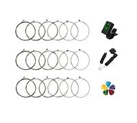 Electric Guitar Strings 3 Full Sets and Tuner, 3 in 1 Restringing Tool, Picks