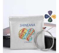 Electric Guitar Strings - 3-Pack Economy Bundle: Nickel-Plated High-Carbon Steel, Longest-Lasting Bright Tone & Comfortable Feel, 6-String Set (Siver(10-46))