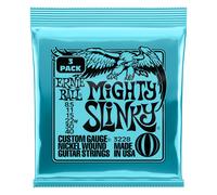 Ernie Ball Mighty Slinky Nickelwound Electric Guitar Strings 3-Pack 8.5-40 Gauge