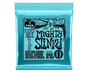 Electric Guitar Strings 8.5-40 Ernie Ball Mighty Slinky X3 Sets 100% Genuine