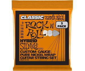 Electric Guitar Strings 9-46 Rock N Roll Slinky Pure Nickel X3 SETS 100% Genuine