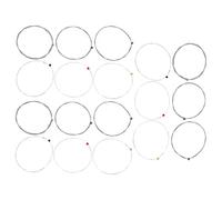 Electric Guitar Strings Alloy Ball End Wound 18Pcs Hex Carbon Steel High Gloss Crisp Tones for Guitarist Professional and Beginner (RX15)
