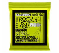 ELECTRIC GUITAR STRINGS ERNIE BALL 2251 REGULAR SLINKY ROCK N ROLL NICKEL 10-46