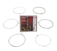 Electric Guitar Strings Nickel Wound Set 0.010-0.046 IRIN E101 for Rock Metal Balanced Tone Silver 6pcs