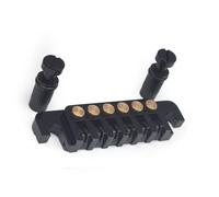 Electric Guitar Tailpiece, Saddle Bridge, Flip-up Bridge (Color : Black)