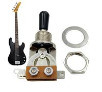 Electric Guitar - Three Position Toggle 5.1x3.2x2cm, Non Slip Selector | Instrument Control Component Stable Signal Routing Mechanism Smooth Tone Transition Performance Enhancement System Sound