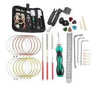 Electric Guitar Tool Kit,Fret and String Maintenance | Rustikale Gartenstatuen für den Außenbereich,Para Lutier Guitar Bass Ukulele Banjo Musical Instruments