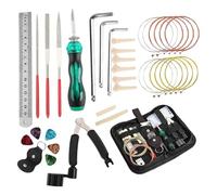 Electric Guitar Tool Kit,String Cleaning - Guitar Repair Tools - for Bass Ukulele Banjo Music Instrument Players Luthier