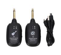 Electric Guitar Transmitter Receiver Set Guitar Bass Wire Less Transmission System 20Hz to 20kHz 730mhz Musical Instruments