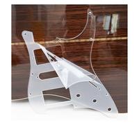 Electric Guitar Transparent Acrylic Pickguard 11 Hole ST Guitar Scratch Plate for Fender Strat Style Guitar SSS/HSH/SSH Protection Plate Replacement Parts (HSH)