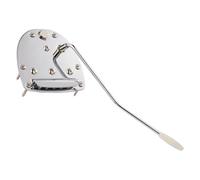 Electric Guitar Tremolo Assembly Tremolo Bridge Vibrato Tailpiece with Tremolo Arm for Fen-der for Jag-uar(With Lock Button CR)