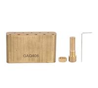 Electric Guitar Tremolo Bridge Block with Shake Bar Brass 63mm for MIM Standard Series - Durable Brass Construction, Easy Replacement, Ideal for Guitars (63.5mm（GAQ406）)