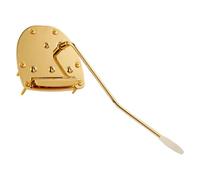 Electric Guitar Tremolo System Bridge Vibrato Tailpiece with for Wha-mmy Bar Tremolo Arm for Fen-der for Jagu-ar(No Lock Button Gold)