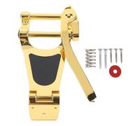 Electric Guitar Tremolo Tailpiece,Zinc Alloy Guitar Tailpiece Replacement for ETC ES355 for Jazz Hollow Electric Guitars (Golden)