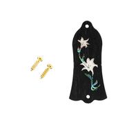Electric Guitar Trusses Rod Cover 2 Hole Bells Shape Plate Replacement Decorative Protections Case Shape Plate With Screws