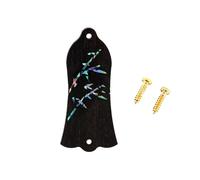 Electric Guitar Trusses Rod Cover Bells Shape 2 Holes Decorative Protections Case Guitar Replacement Part Enduring Shape Trusses Rod Cover Plate With Screws