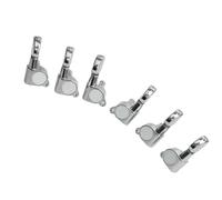 Electric Guitar Tuners, Acoustic Guitar Tuners, Tuners On The Alignment Shaft, Silver Parts Guitar Tuning Peg Headstock Set