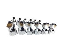 Electric Guitar Tuners For Beginners Chrome Silver With Packaging Traditional Hulusi Musical Instrument(6R as shown)