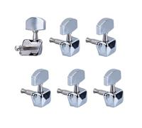 Electric Guitar Tuning Keys | 6-Piece Stainless Steel Semi-Closed,Tuning Pegs Replacement Guitar Parts,for Home Studio Daily Travel Electric Classical Musician Music Lovers