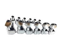 Electric Guitar Tuning Pegs For Chrome Silver Knobs Instrument Accessories Traditional Hulusi Musical Instrument(6R as shown)