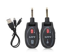 ELECTRIC GUITAR UNIVERSAL WIRELESS TRANSMITTER RECEIVER ANTI-INTERFERENCE SHORT DELAY 50M RANGE