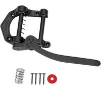 Electric Guitar Vibrato Tailpiece Tremolo Bridge Big Rocking Rod Pulling String Board for Tele、SG、LP、ETC Electric Guitars QH-BG001(Black)