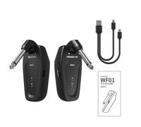 Electric Guitar Wireless Transmitter Plug Play 50-Meter Transmission