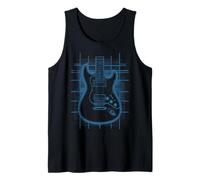 Electric Guitar Wiring Blueprint Guitar Tech Art Tank Top