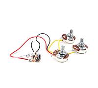 Electric Guitar Wiring Harness Kit Replacement 2 1 Tone Prewired 3 Way Toggle Switch 250K Pots & For Guitar Guitar Active Preamp Guitar Preamp Circuit Guitar Preamp Circuit Guitar Wiring