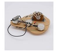 Electric Guitar Wiring Harness Kits 1 Set SSS Single Pickups Loaded Pre-wired Electric Guitar Wiring Harness Prewired Kit Guitar Wiring Harness (Color : 01)