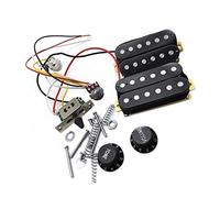 Electric Guitar Wiring Harness Kits Guitar Humbucker Pickups With 3-way Converter 500K Pots 1T1V Wiring Harness Prewired Guitar Wiring Harness (Color : 01)