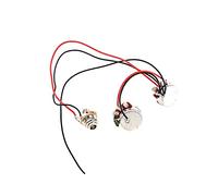 Electric Guitar Wiring Harness Kits Guitar Potentiometer Durable Complete Wiring Harness 250K 1V1T For Bass Guitar Replacement Guitar Wiring Harness