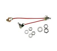 Electric Guitar Wiring Harness Prewired Kits 1 Volumes 1 Tone Control Prewired 3 Way with 6.35 Plug for Electric Circuit Preamp Circuit