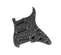 Electric Guitar Wiring Integrated Pickguard Pickup Kit SSS Ceramic Vintage White And Bk Pearl