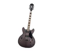 Electric Guitar With A Semi Hollow Body And Matte Finish P90 Pickups(Grey)