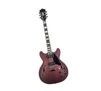 Electric Guitar With A Semi Hollow Body And Matte Finish P90 Pickups(RED)