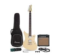Electric Guitar with Amp Kit for Adults Beginners, Vintage White