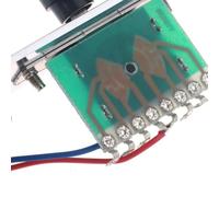 Electric Guitar with Three Gear Switch Circuit Board Metal Control Plate | Replacement Pre Wired Board, 2 Potentiometers and Knob, 3 Output Wires, Silver Finish for Students