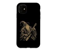 Electric Guitar Wizard Rock Star Fantasy Guitarist Meme Case for iPhone 11