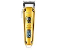 Electric Hair Clipper Rechargeable Cordless Men's Hair Trimmer For Beard Hair Cutter Machine Haircut (Gold)