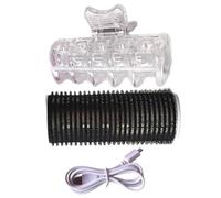 Electric Hair Rollers - Hot Curlers Set, Self Adhesive Styling Rollers, Portable Curling Tool | USB Fast Heating Curling Solution for All Hair Types Volume Waves Bangs Salon Home Travel Use Kit