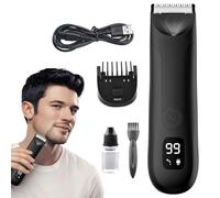 Electric Hair Trimmer - Travel Mini Razor Body Hair Trimmer | Lightweight Men Beard Grooming Tools, Cordless Beard Hair Razor for Wet & Dry Use