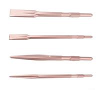 Electric Hammer Chisel with Hex Shank Great for Drilling and Breaking Walls and Concrete Pointed and Flat Head Chisels (Pointy 17x400mm)