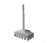 Electric Hammer Compatible Square Drill Hole Opener Tool for Wall Slotting and Socket Installation Designed to Fit Mainstream Electrical Socket Sizes 86 and 118 Type