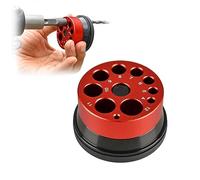 Electric Hammer Drill Dust Cover,Aluminum Alloy Multi Hole Dust Collector for Door and Window Installation Tile Drilling (A)